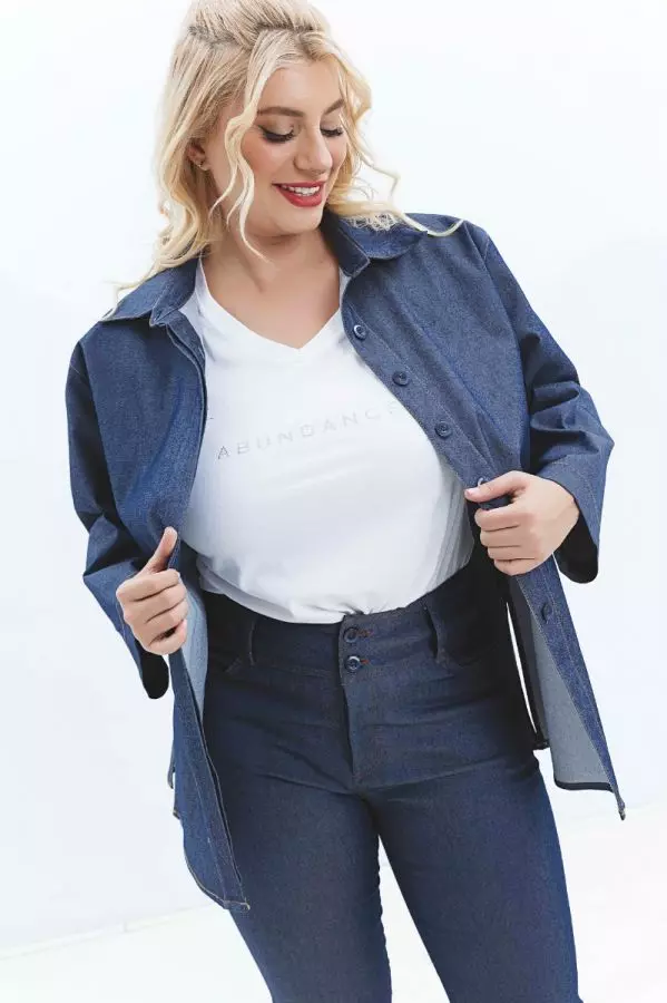Jean Jacket σε denim blue χρώμα