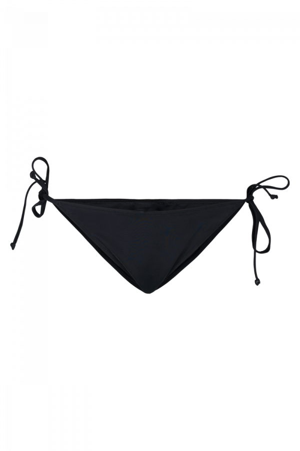 Bikini-slip με κορδόνι στο πλάι σε μαύρο χρώμα