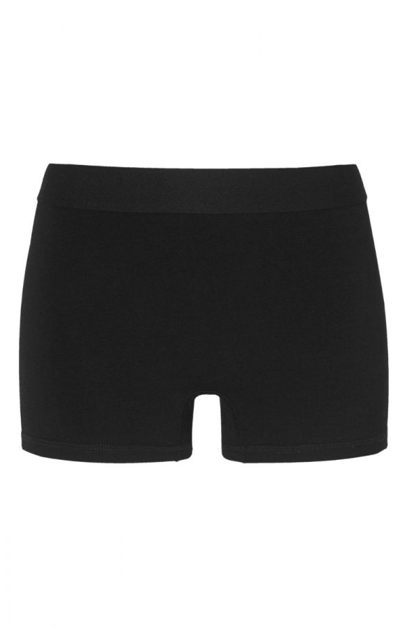 Ψηλόμεσο shorts εσώρουχο με λάστιχο (2+1 τμχ Μαύρο)
