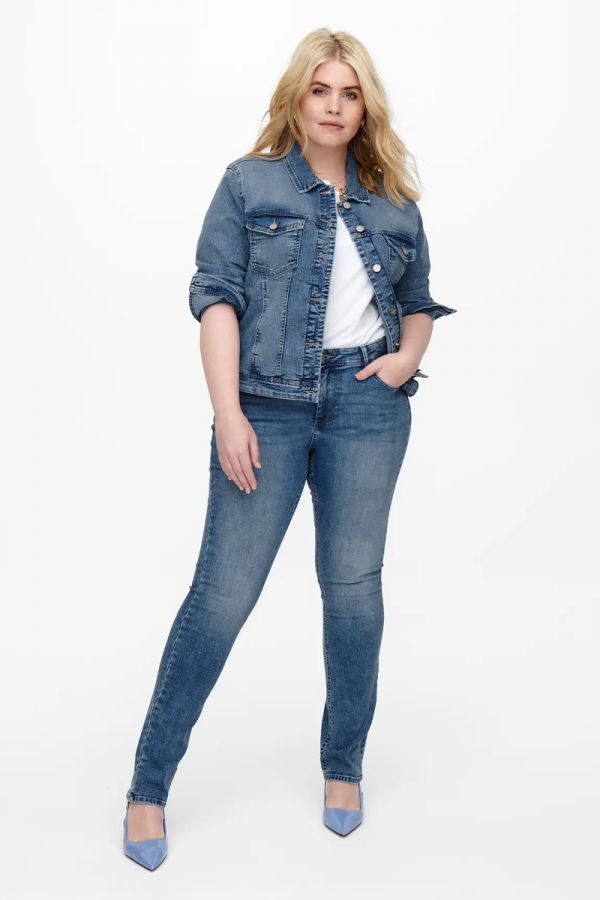 Jean jacket σε denim light blue χρώμα 