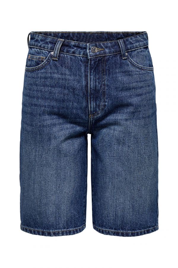 Jean βερμούδα σε denim blue χρώμα
