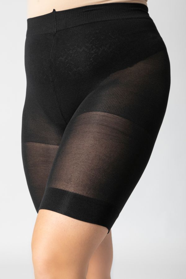 Καλσόν shorts 90den σε μαύρο χρώμα