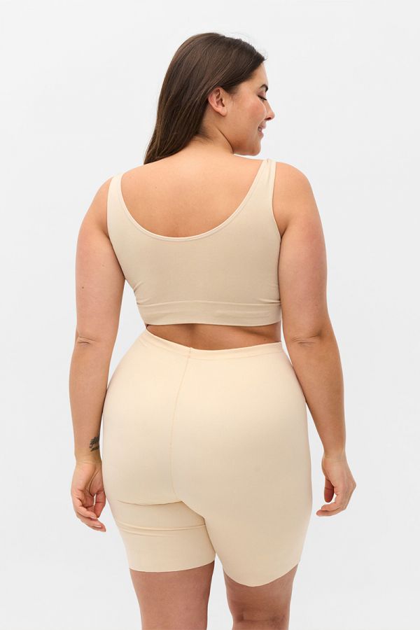 Light shapewear με ποδαράκι σε nude χρώμα 1xl 2xl 3xl 4xl 5xl 