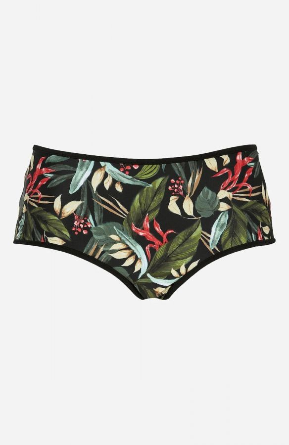 Εμπριμέ bikini-slip με σχέδια