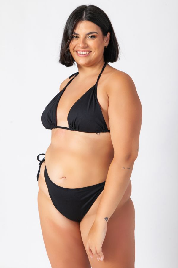 Bikini-top τριγωνάκι σε μαύρο χρώμα