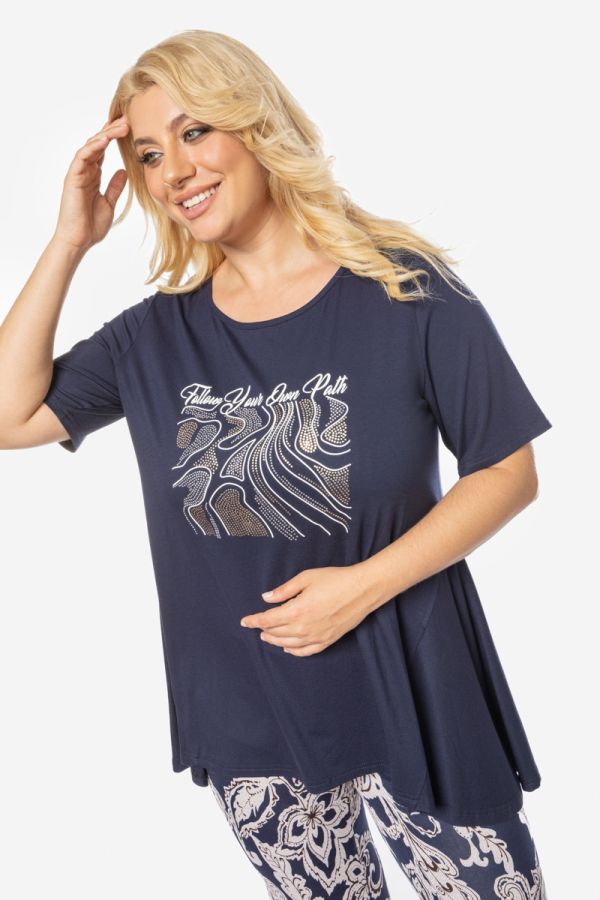 T-shirt με τύπωμα 