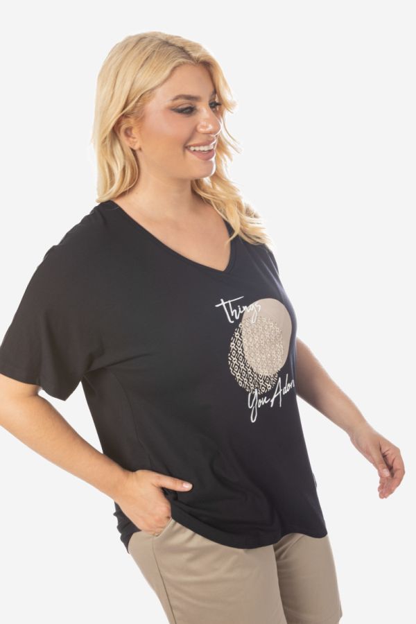 T-shirt με τύπωμα 