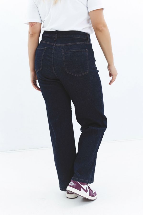 Jean wide leg σε anwashed χρώμα
