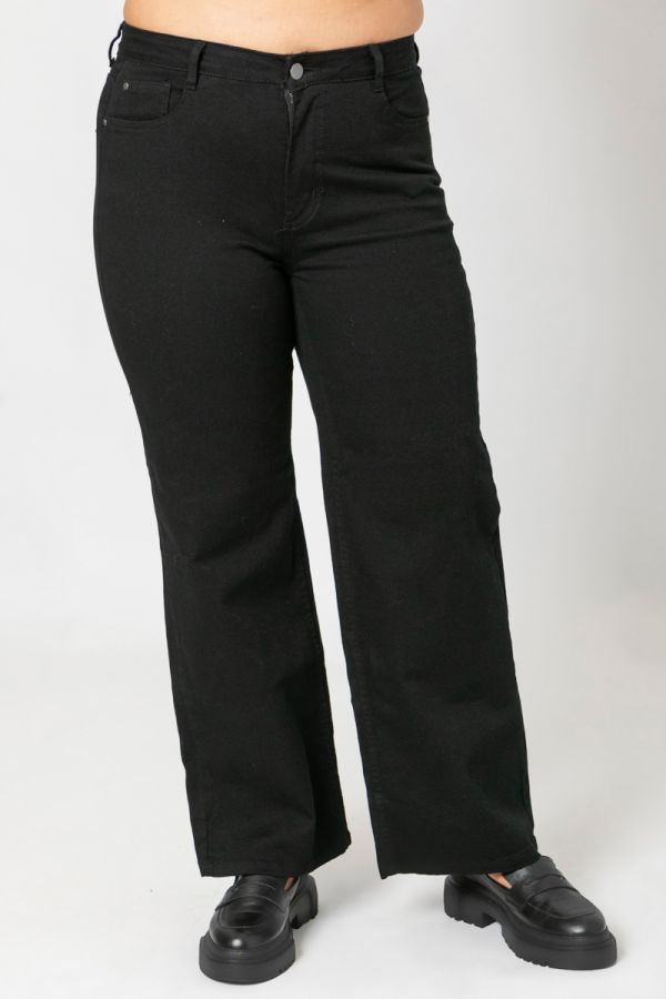 Παντελόνι jean σε άλφα γραμμή σε denim black χρώμα