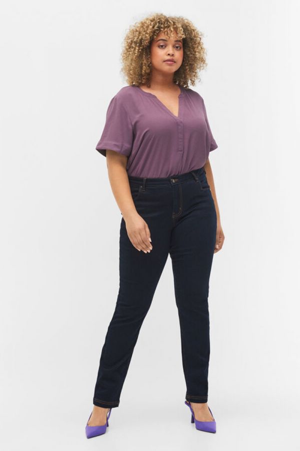 Jean παντελόνι slim fit σε dark denim χρώμα