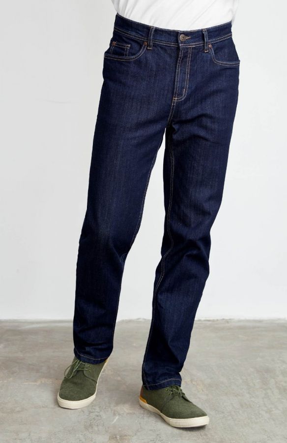 Jean παντελόνι σε ίσια γραμμή σε denim blue χρώμα