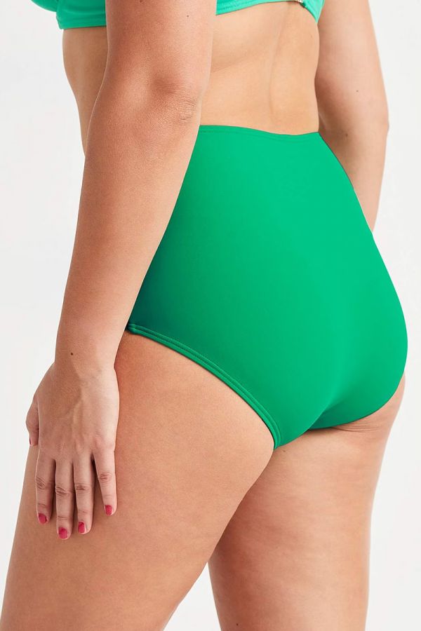 Ψηλόμεσο bikini-slip σε πράσινο χρώμα 1xl 2xl 3xl 4xl 5xl 