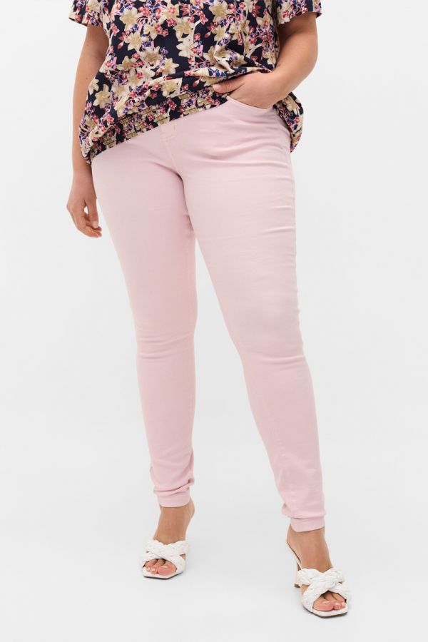 Skinny jean σε ροζ χρώμα