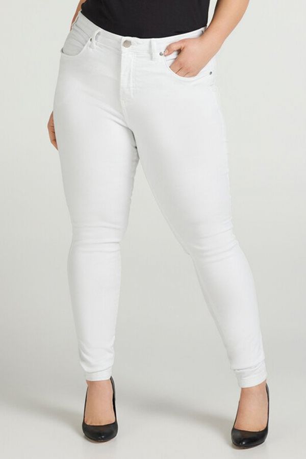 Skinny jean σε white χρώμα 