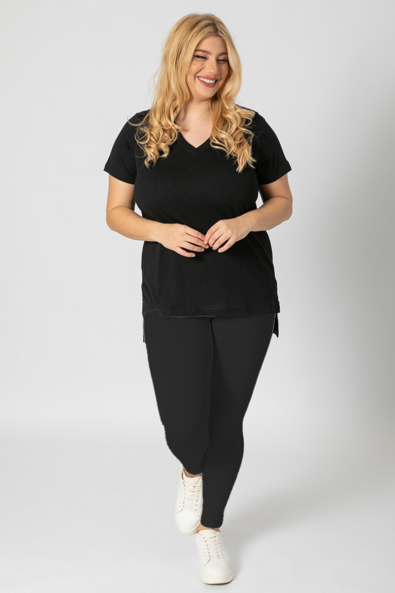 - ΣΗΜΑΝΤΙΚΟ: Σε περίπτωση διαφοράς τιμής από το κατάστημα ισχύει παντα και μόνο η τιμή του καταστήματος Κολάν heavy ελαστικό σε μαύρο χρώμα plus size